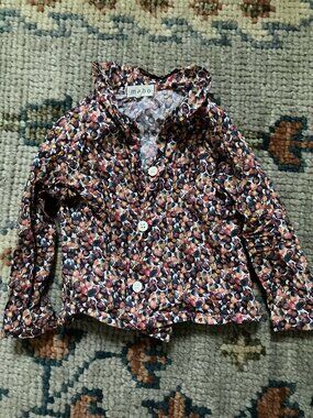 Mabo / Liberty of London Winter Berry — tana cotton button down